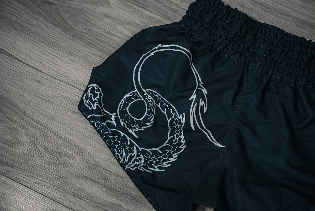 Muay Thai shorts - IKIGAI - Black
