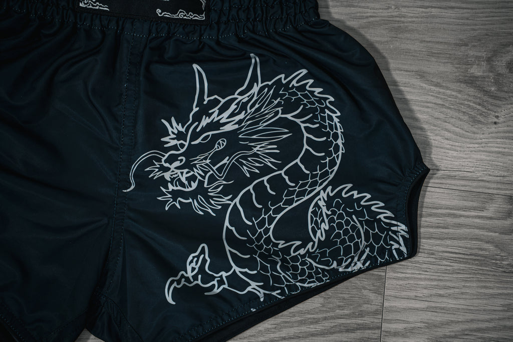 Muay Thai shorts - IKIGAI - Black