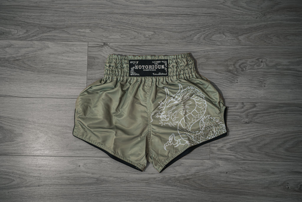 Muay Thai shorts - IKIGAI - Green