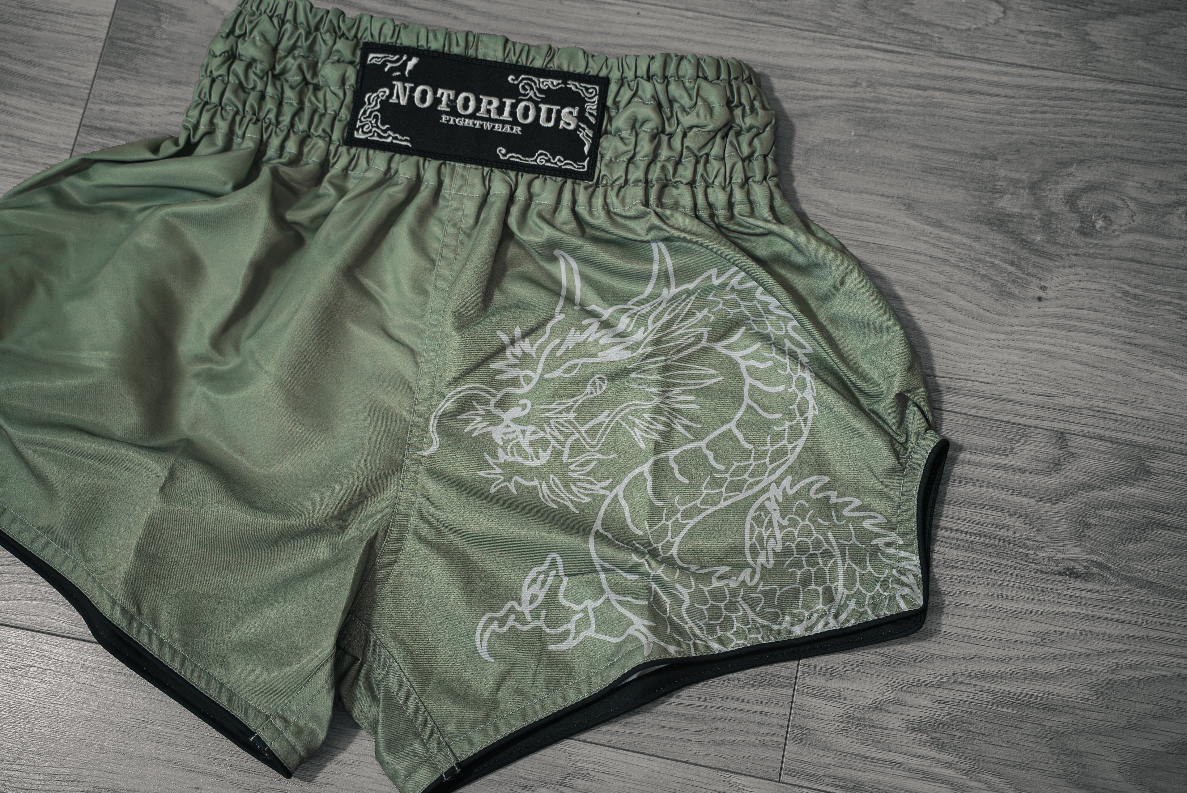 Muay Thai shorts - IKIGAI - Green