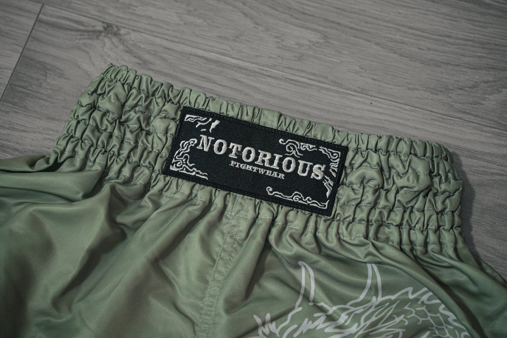 Muay Thai shorts - IKIGAI - Green