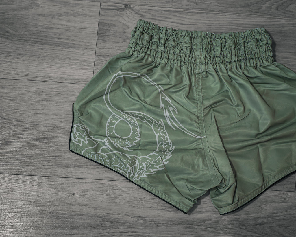 Muay Thai shorts - IKIGAI - Green