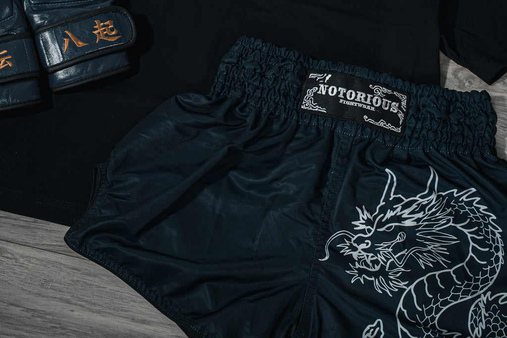 Muay Thai shorts - IKIGAI - Black