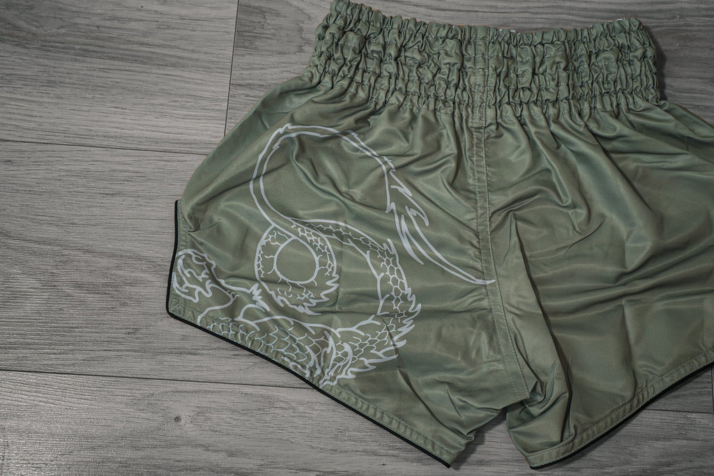Muay Thai shorts - IKIGAI - Green