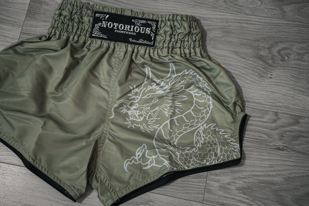 Muay Thai shorts - IKIGAI - Green