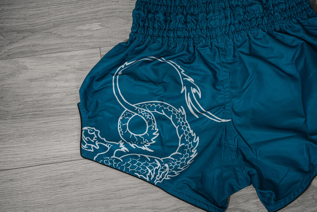 Muay Thai shorts - IKIGAI - Blue