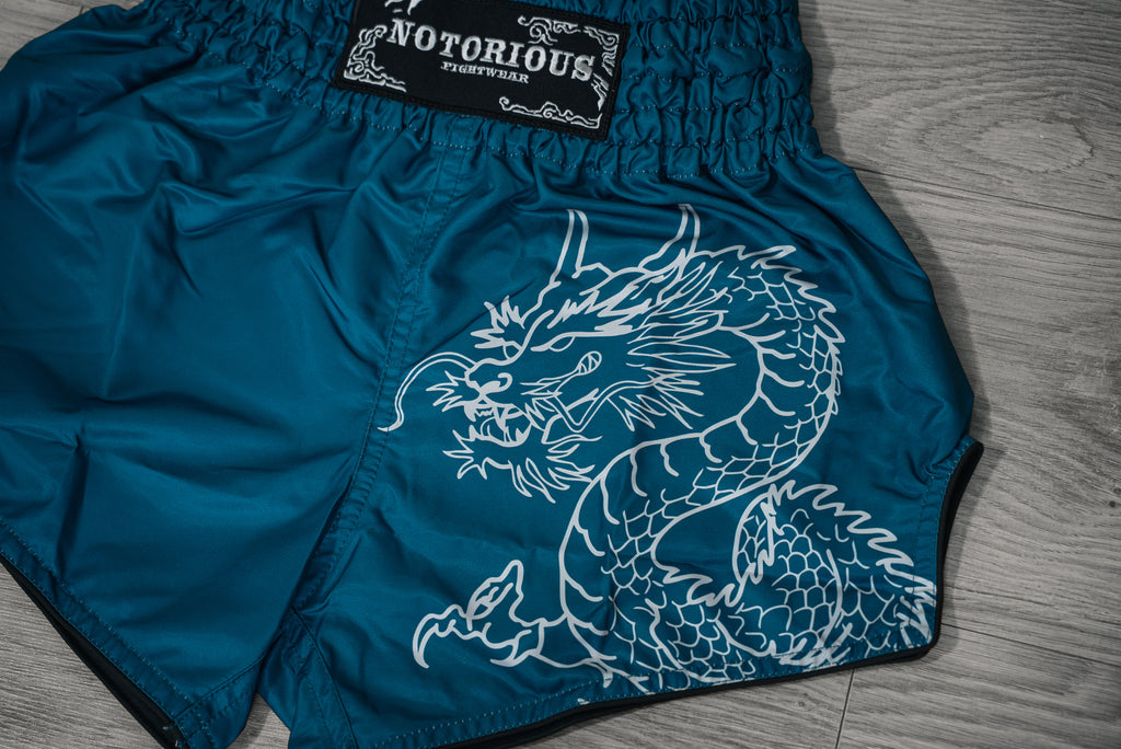 Muay Thai shorts - IKIGAI - Blue